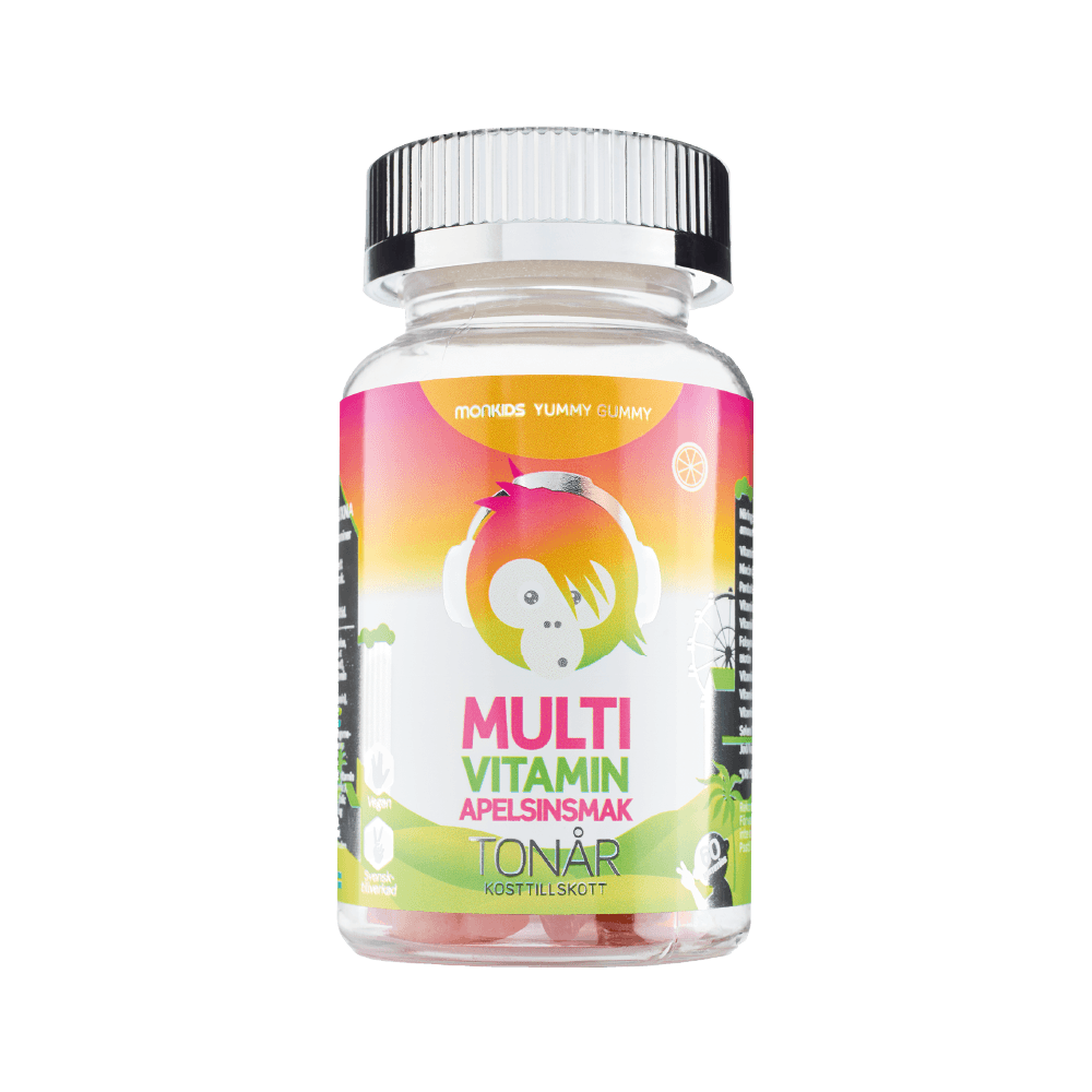 Monkids Teen Multivitamin Orange jar